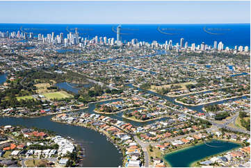 Aerial Photo Broadbeach Waters QLD Aerial Photography