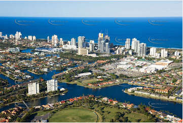 Aerial Photo Mermaid Waters QLD Aerial Photography