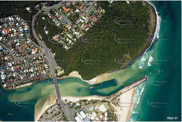 Vertical Aerial Photo Burleigh Heads QLD Aerial Photography