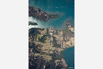 Vertical Aerial Photo Russell Island QLD Aerial Photography