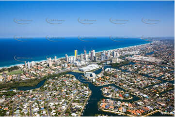 Aerial Photo Broadbeach Waters QLD Aerial Photography