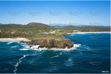 Aerial Photo Cabarita Beach / Bogangar NSW Aerial Photography