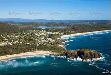 Aerial Photo Cabarita Beach / Bogangar NSW Aerial Photography