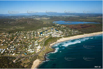 Aerial Photo Cabarita Beach / Bogangar NSW Aerial Photography