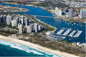 Aerial Photo Main Beach QLD Aerial Photography