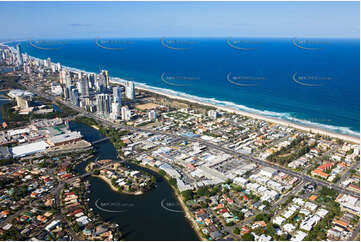 Aerial Photo Mermaid Waters QLD Aerial Photography