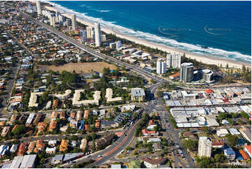 Aerial Photo Burleigh Heads QLD Aerial Photography