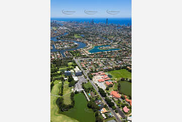 Aerial Photo Clear Island Waters QLD Aerial Photography