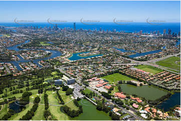 Aerial Photo Clear Island Waters QLD Aerial Photography
