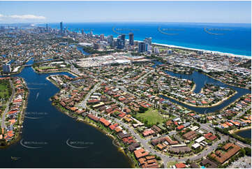 Aerial Photo Mermaid Waters QLD Aerial Photography