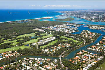 Aerial Photo Twin Waters QLD Aerial Photography