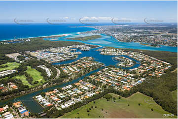 Aerial Photo Twin Waters QLD Aerial Photography