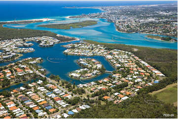 Aerial Photo Twin Waters QLD Aerial Photography