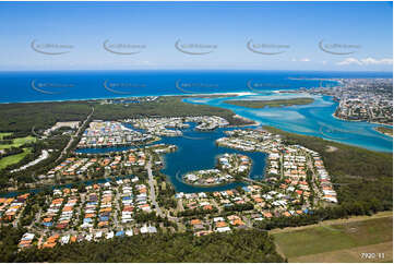 Aerial Photo Twin Waters QLD Aerial Photography