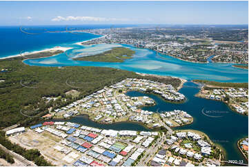 Aerial Photo Twin Waters QLD Aerial Photography