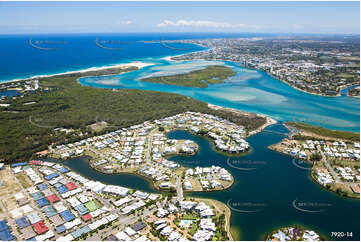 Aerial Photo Twin Waters QLD Aerial Photography