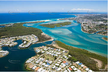 Aerial Photo Twin Waters QLD Aerial Photography