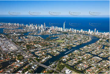 Aerial Photo Isle of Capri QLD Aerial Photography