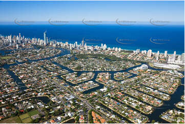 Aerial Photo Broadbeach Waters QLD Aerial Photography
