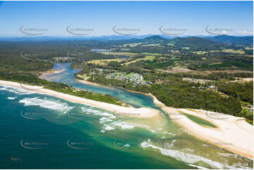 Aerial Photo Valla Beach NSW Aerial Photography