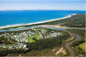 Aerial Photo Valla Beach NSW Aerial Photography