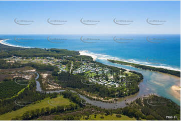 Aerial Photo Valla Beach NSW Aerial Photography