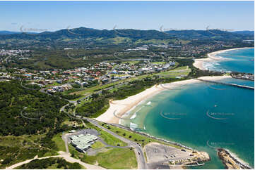 Aerial Photo Coffs Harbour Jetty NSW Aerial Photography