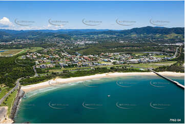 Aerial Photo Coffs Harbour Jetty NSW Aerial Photography