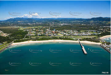 Aerial Photo Coffs Harbour Jetty NSW Aerial Photography