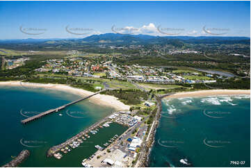 Aerial Photo Coffs Harbour Jetty NSW Aerial Photography
