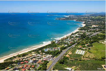 Aerial Photo Sapphire Beach NSW Aerial Photography