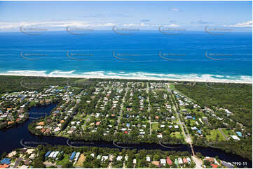 Aerial Photo South Golden Beach Aerial Photography