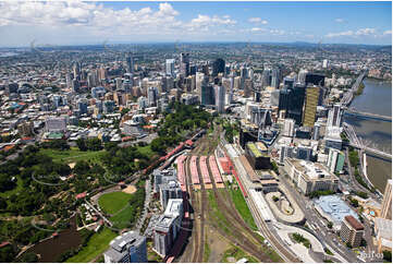 Aerial Photo Brisbane CBD QLD Aerial Photography