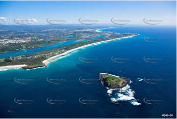 Aerial Photo Cook Island & Fingal Head NSW Aerial Photography
