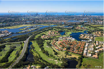 Aerial Photo Carrara QLD Aerial Photography