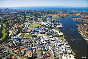 Aerial Photo Varsity Lakes QLD Aerial Photography