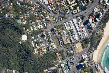 Vertical Aerial Photo Burleigh Heads QLD Aerial Photography