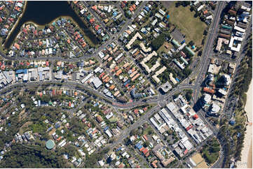Vertical Aerial Photo Burleigh Heads QLD Aerial Photography