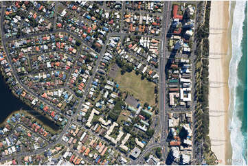 Vertical Aerial Photo Burleigh Heads QLD Aerial Photography