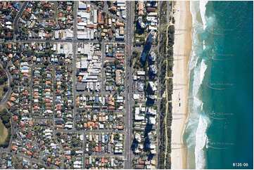 Vertical Aerial Photo Burleigh Heads QLD Aerial Photography