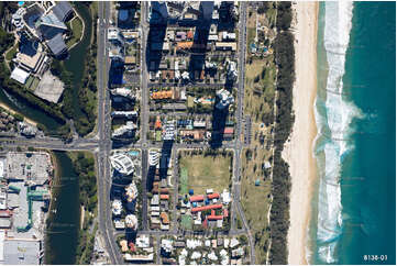 Vertical Broadbeach Aerial Photo QLD Aerial Photography