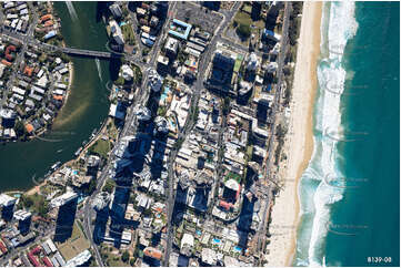 Vertical Aerial Photo Surfers Paradise QLD Aerial Photography