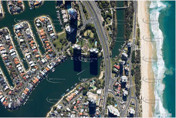 Vertical Aerial Main Beach QLD Aerial Photography