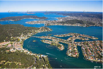 Aerial Photo St Huberts Island NSW Aerial Photography