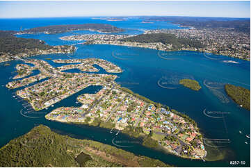 Aerial Photo St Huberts Island NSW Aerial Photography