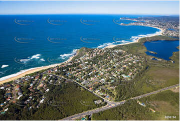 Aerial Photo Forresters Beach NSW Aerial Photography