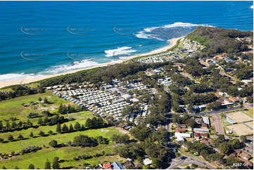 Aerial Photo Shelly Beach NSW Aerial Photography