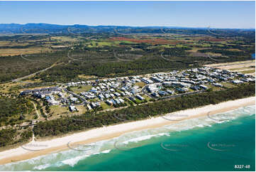 Aerial Photo Casuarina Beach NSW Aerial Photography
