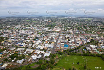 Aerial Photo Toowoomba City QLD Aerial Photography