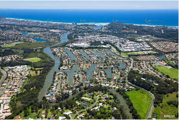 Aerial Photo Currumbin Waters QLD Aerial Photography